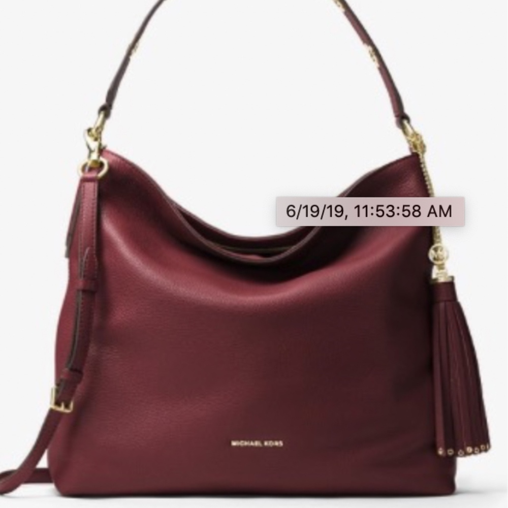 Michael Kors Brooklyn Large Leather Shoulder Bag
